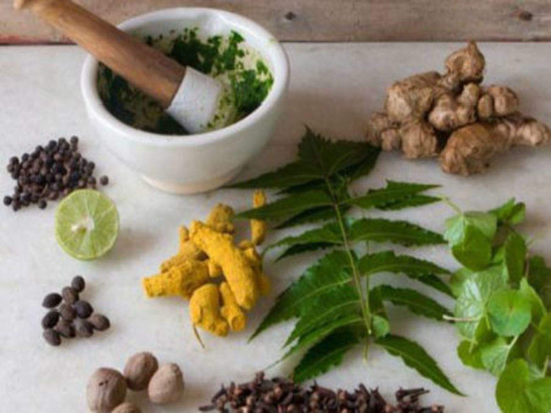 Ayurvedic roots and herbs