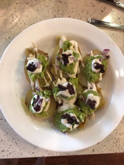 Loaded potato bites